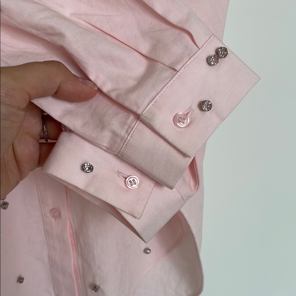 Zara Kids Pink Button Down Shirt - Picture 4 of 6